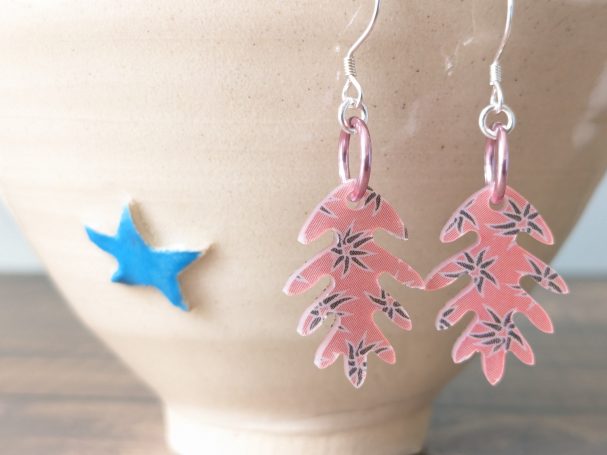 Fern Pink Earrings 