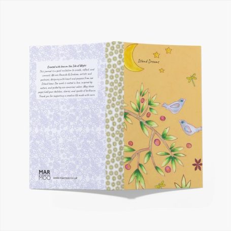 Notebook Love Dove Notebook with a soft matte cover featuring Amanda Cope’s “Love Doves” artwork on the front